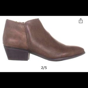 Taupe booties size 9.5